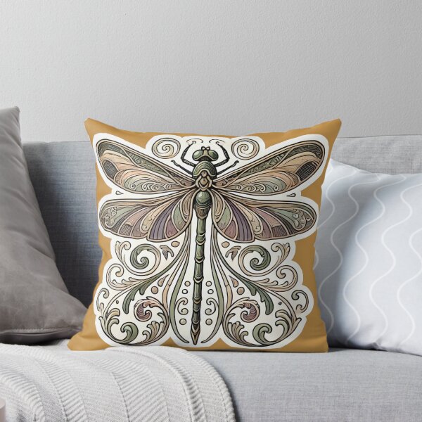 Item preview, Art Nouveau Dragonfly designed and sold by PinUpPizzazz.