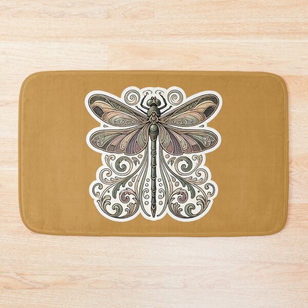 Item preview, Art Nouveau Dragonfly designed and sold by PinUpPizzazz.