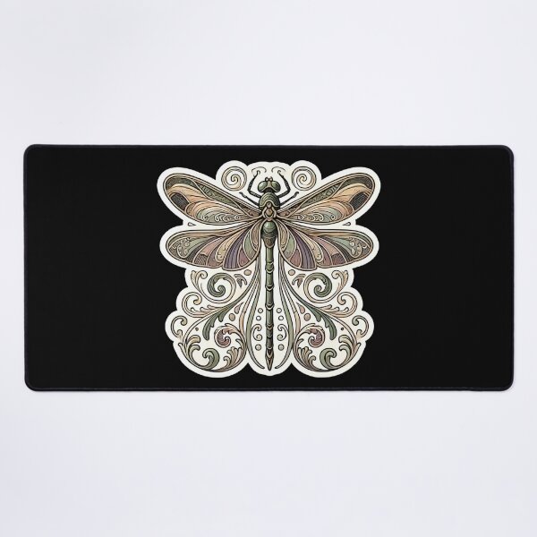 Item preview, Art Nouveau Dragonfly designed and sold by PinUpPizzazz.