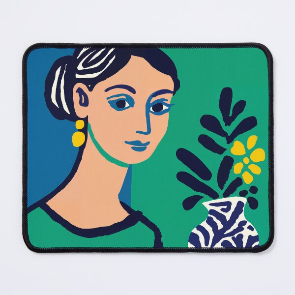 Item preview, Retrato com Flores / Portrait with Flowers designed and sold by Bizu digitalart..