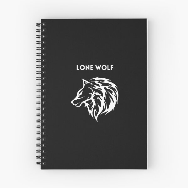 Item preview, Lone Wolf | For Dark Backgrounds designed and sold by Wild Sacred Soul.