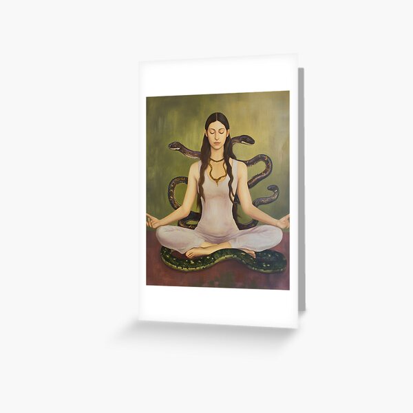 Item preview, Mystic Yogi with Serpent Energy – Divine Feminine Power designed and sold by Yogabyadeola.