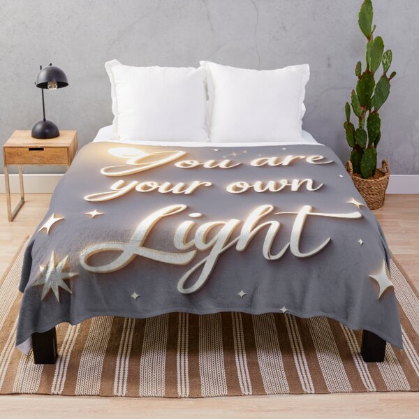 Item preview, You Are Your Own Light – Minimalist Inspirational Quote Design designed and sold by Irene Catchmind.
