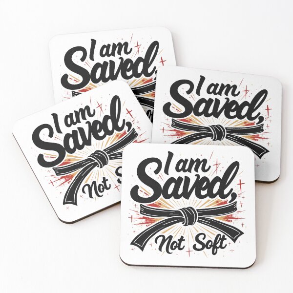 Item preview, I am Saved, Not Soft designed and sold by SLSGraphix.