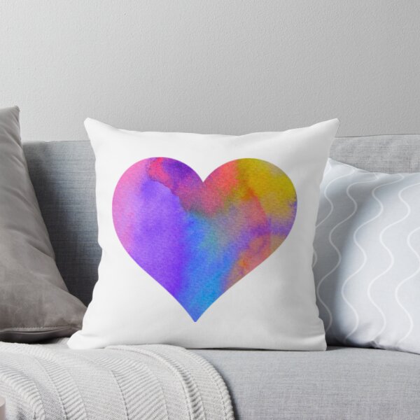 Item preview, Corazón del arco iris de la acuarela designed and sold by Rana M. Muasher.