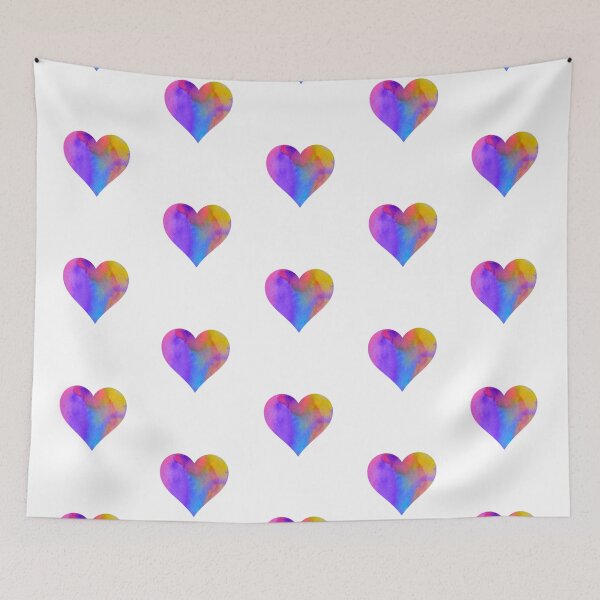 Item preview, Watercolour Rainbow Heart designed and sold by Rana M. Muasher.