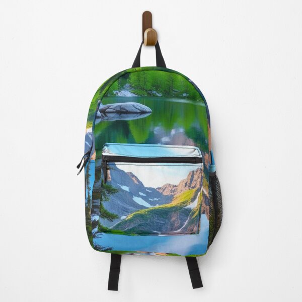Item preview, Mountain in the Lake - Alpine Landscape Perfect Reflections designed and sold by Arkeso.