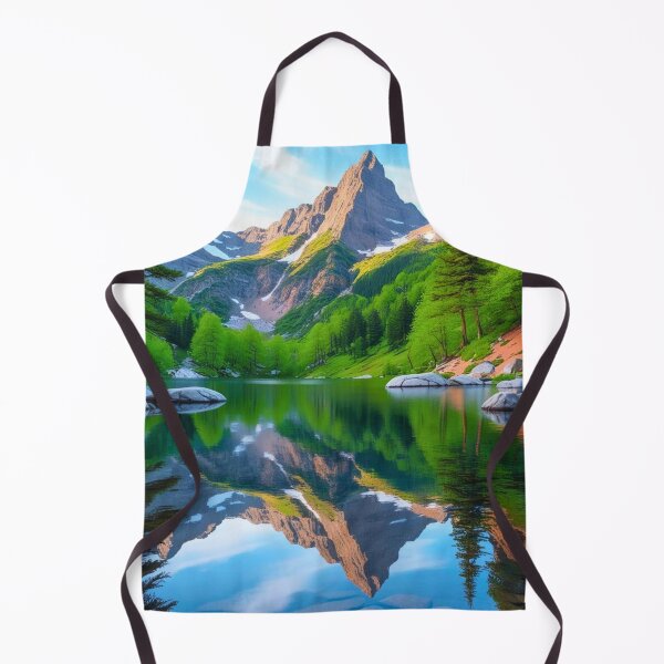 Item preview, Mountain in the Lake - Alpine Landscape Perfect Reflections designed and sold by Arkeso.