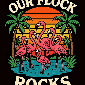 Artwork thumbnail, OUR FLOCK ROCKS by FrameFlow