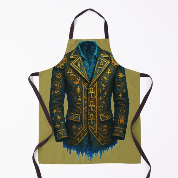 Item preview, Egyptian Steampunk Jacket with Astral Art Deco designed and sold by VidyoeDesigns67.