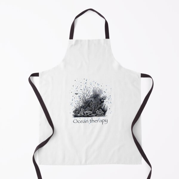 Item preview, Ocean Therapy – Calming Coastal Vibes Minimalist Sea Quote designed and sold by AnnanArt.