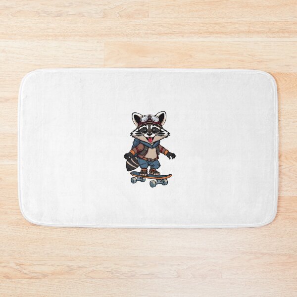 Item preview, Raccoon Skateboarding Adventure designed and sold by Be-Adventurous.