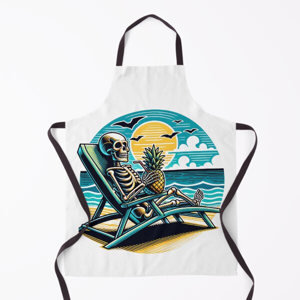Item preview, Summerween, Skeleton Beach Shirt, Spooky Summer Tee, Halloween designed and sold by MindfullyCreated.