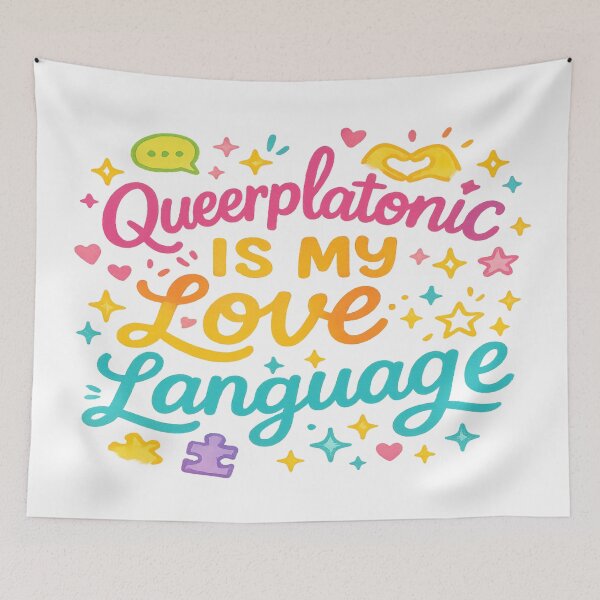 Item preview, Queerplatonic Love Language – Pride Month QPR Design designed and sold by Rajasekar.