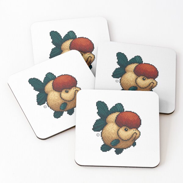 Item preview, Goldfish - Pixel Art - 8bit graphics 16bit graphics - Retro Nes Snes Fish Art - Oranda designed and sold by Kabuji Store.