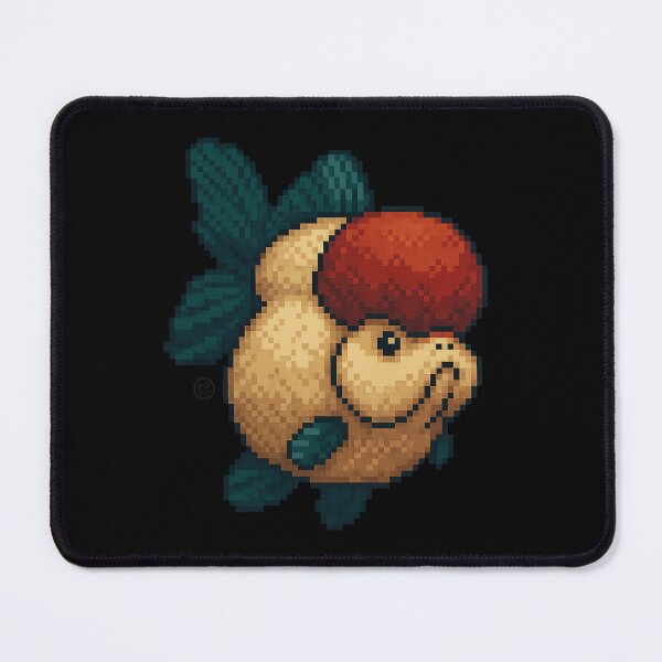 Item preview, Goldfish - Pixel Art - 8bit graphics 16bit graphics - Retro Nes Snes Fish Art - Oranda designed and sold by Kabuji Store.