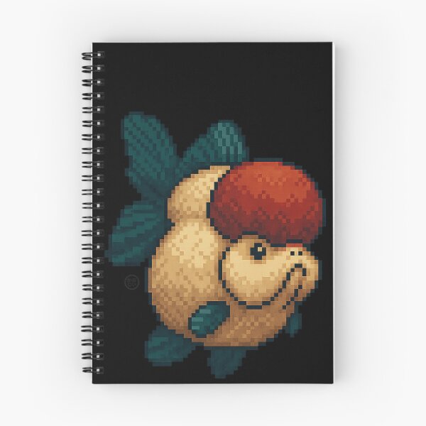 Item preview, Goldfish - Pixel Art - 8bit graphics 16bit graphics - Retro Nes Snes Fish Art - Oranda designed and sold by Kabuji Store.