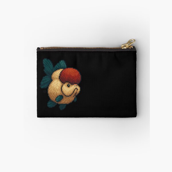 Item preview, Goldfish - Pixel Art - 8bit graphics 16bit graphics - Retro Nes Snes Fish Art - Oranda designed and sold by Kabuji Store.