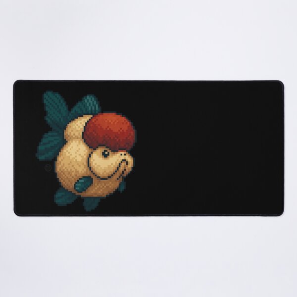 Item preview, Goldfish - Pixel Art - 8bit graphics 16bit graphics - Retro Nes Snes Fish Art - Oranda designed and sold by Kabuji Store.