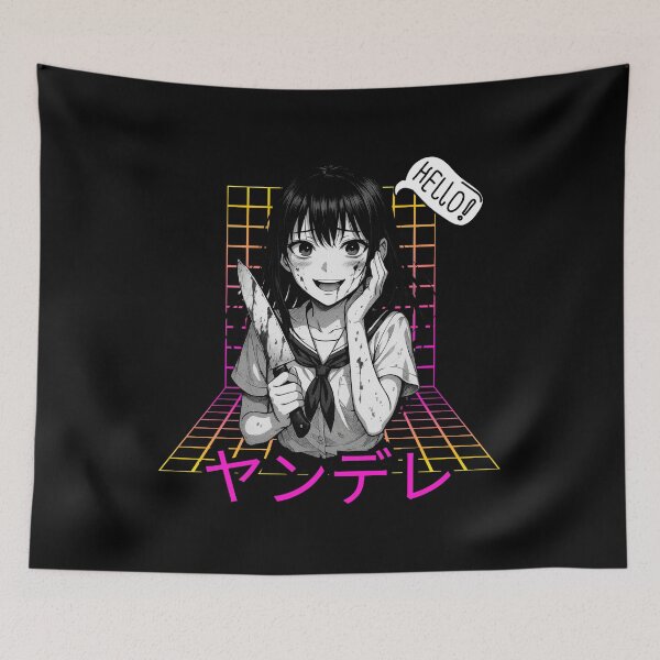 Item preview,  Yandere Hello - Anime Aesthetic designed and sold by OmikronStore.