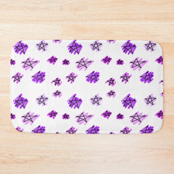 Item preview, Five-pointed stars with purple backgrounds designed and sold by nicolmm.