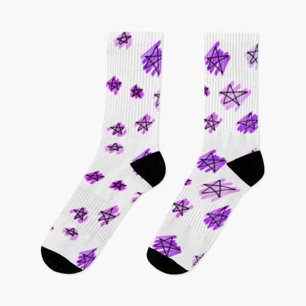 Item preview, Five-pointed stars with purple backgrounds designed and sold by nicolmm.