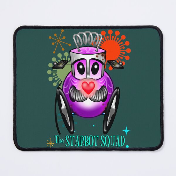 Item preview, The StarBot Squad - The Bleep•Blop Files: Rollie with Flowers designed and sold by MetroINKbooks.