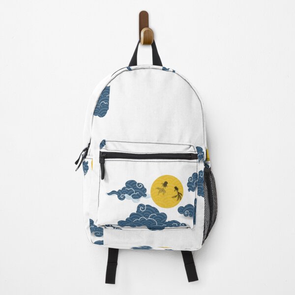 Item preview, Koi Fish in the Moon | Mystical Yin Yang Moonlight Design designed and sold by liveinbeauty.