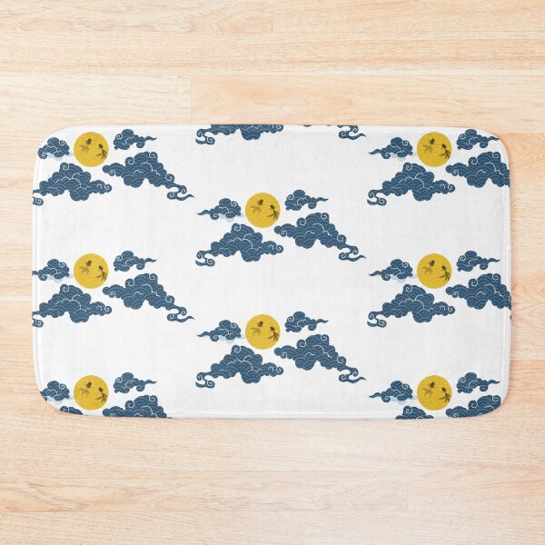 Item preview, Koi Fish in the Moon | Mystical Yin Yang Moonlight Design designed and sold by liveinbeauty.