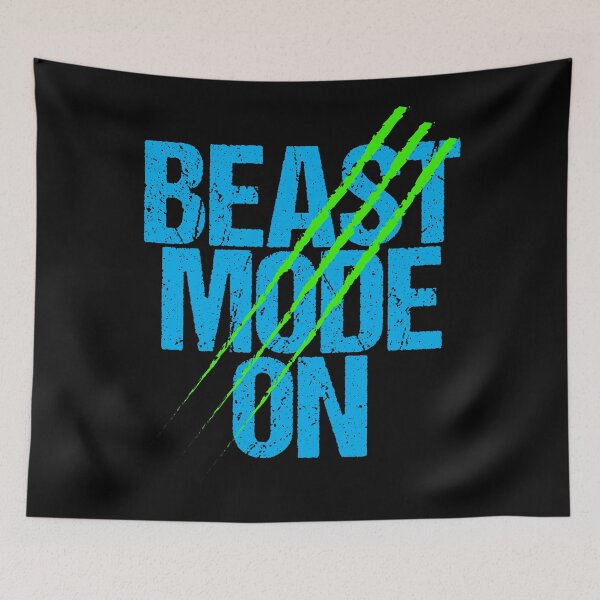 Item preview, Beast Mode On | Gym Quote Apparel for Serious Athletes designed and sold by typoinspired.