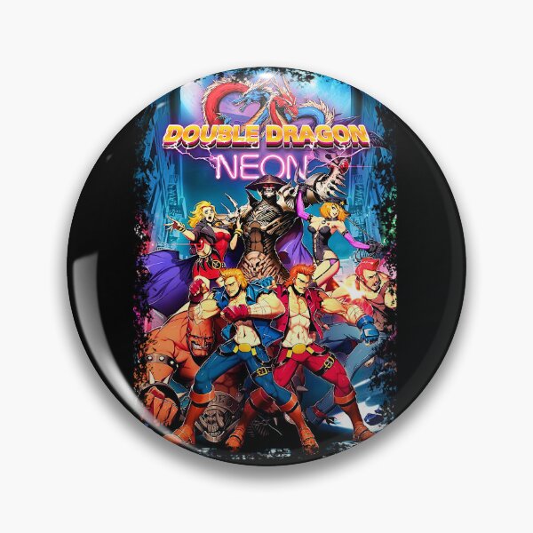 Item preview, Double Dragon: NEON (High Contrast Poster) designed and sold by Jessie Slamwhorella.