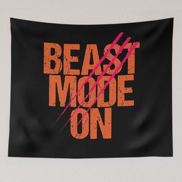 Item preview, Beast Mode On | Gym Quote Apparel for Serious Athletes designed and sold by typoinspired.