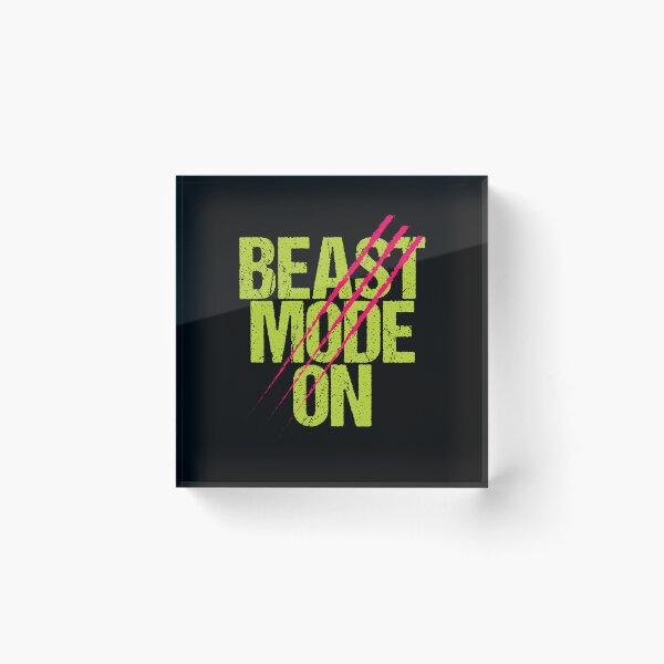 Item preview, Beast Mode On | Gym Quote Apparel for Serious Athletes designed and sold by typoinspired.