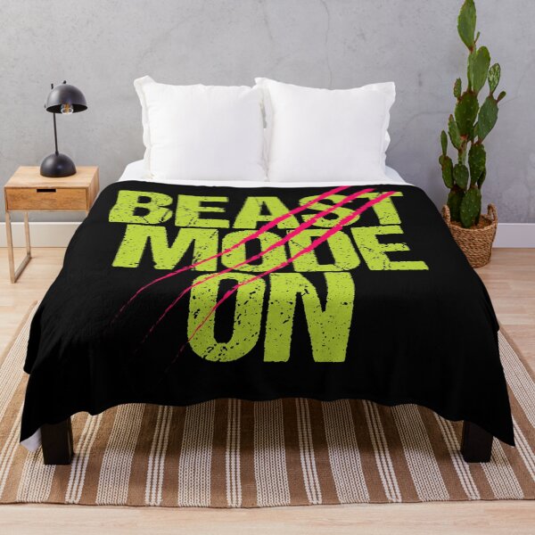 Item preview, Beast Mode On | Gym Quote Apparel for Serious Athletes designed and sold by typoinspired.
