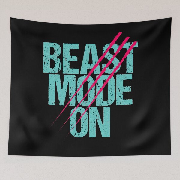 Item preview, Beast Mode On | Gym Quote Apparel for Serious Athletes designed and sold by typoinspired.