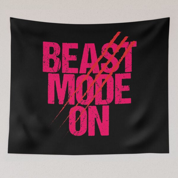Item preview, Beast Mode On | Gym Quote Apparel for Serious Athletes designed and sold by typoinspired.