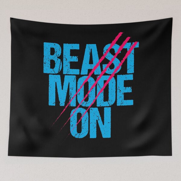 Item preview, Beast Mode On | Gym Quote Apparel for Serious Athletes designed and sold by typoinspired.