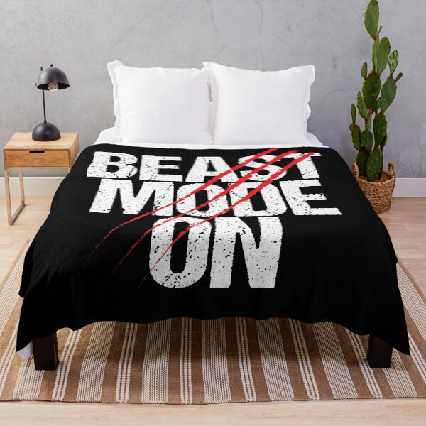 Item preview, Beast Mode On | Gym Quote Apparel for Serious Athletes designed and sold by typoinspired.