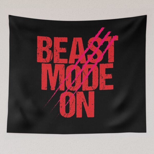 Item preview, Beast Mode On | Gym Quote Apparel for Serious Athletes designed and sold by typoinspired.