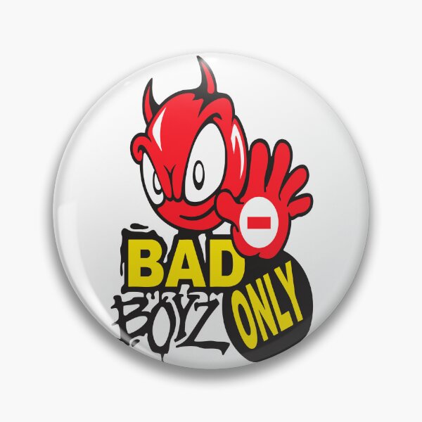 Item preview, bad boys only warning demon designed and sold by TYTOS-SHOP.