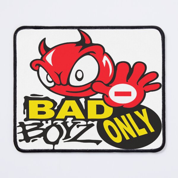 Item preview, bad boys only warning demon designed and sold by TYTOS-SHOP.