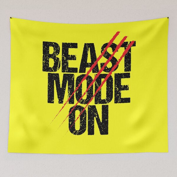 Item preview, Beast Mode On | Gym Quote Apparel for Serious Athletes designed and sold by typoinspired.