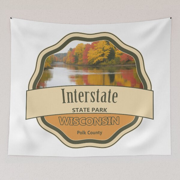 Item preview, Interstate State Park, Polk County, Wisconsin designed and sold by Wanderful-roads.
