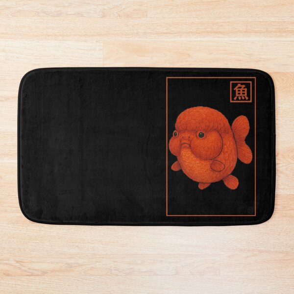 Item preview, Goldfish - Pixel Art - 8bit graphics 16bit graphics - Retro Fish Art - Oranda designed and sold by Kabuji Store.