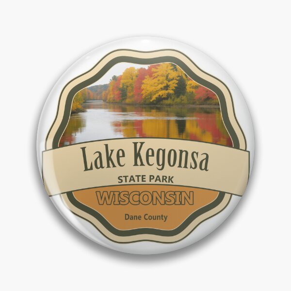Item preview, Lake Kegonsa State Park, Dane County, Wisconsin designed and sold by Wanderful-roads.