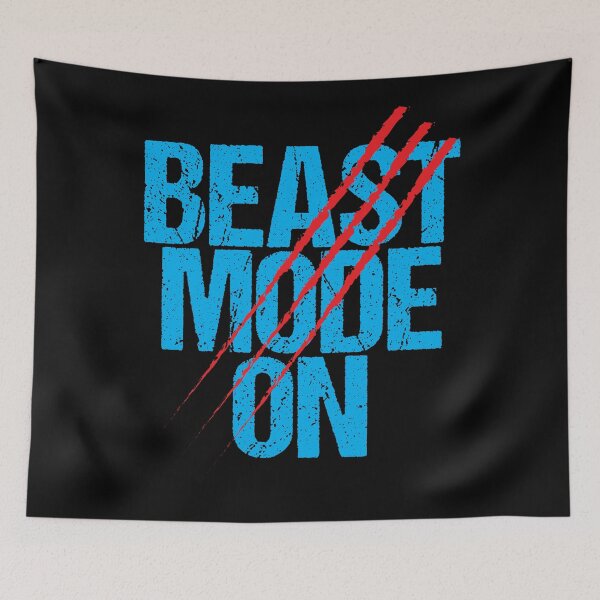 Item preview, Beast Mode On | Gym Quote Apparel for Serious Athletes designed and sold by typoinspired.