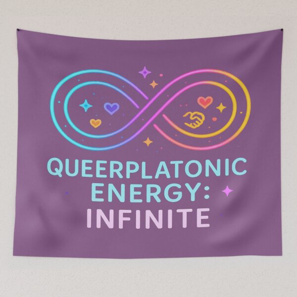 Item preview, Queerplatonic Energy: Infinite Love Beyond Labels designed and sold by Rajasekar.