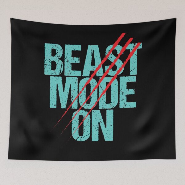 Item preview, Beast Mode On | Gym Quote Apparel for Serious Athletes designed and sold by typoinspired.
