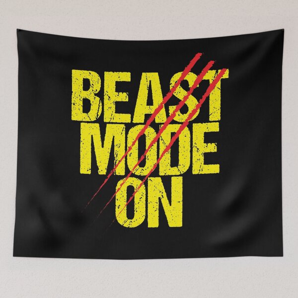 Item preview, Beast Mode On | Gym Quote Apparel for Serious Athletes designed and sold by typoinspired.