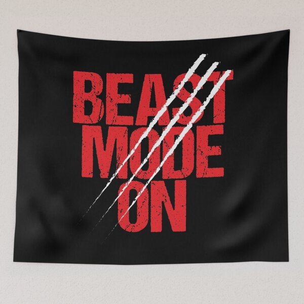 Item preview, Beast Mode On | Gym Quote Apparel for Serious Athletes designed and sold by typoinspired.
